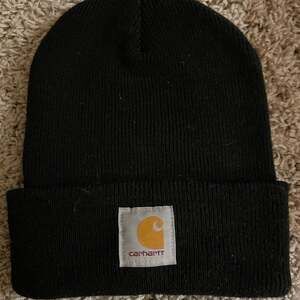 Carhartt A18 Black Acrylic Knit Cuffed Beanie Hat